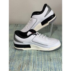 Nike Air Jordan 2/3 "White/Fire Red-Cement Grey Men's Sz 10 FD0383-148 NWOB